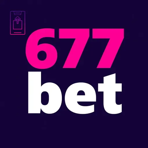 Imagem promovendo o app oficial da 677bet para mobile