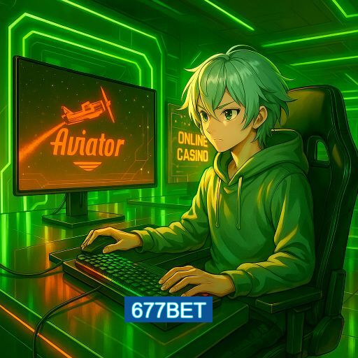 Imagem promocional do app oficial 677BET destacando a conveniência de jogar cassino online pelo celular ou navegador