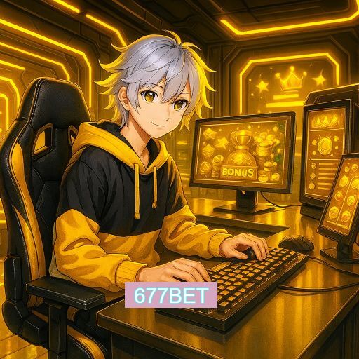 Imagem promocional do app oficial 677BET destacando a conveniência de jogar cassino online pelo celular ou navegador
