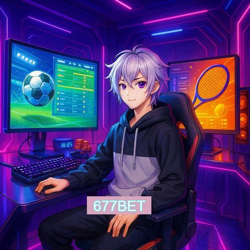 Imagem promocional do app oficial 677BET destacando a conveniência de jogar cassino online pelo celular ou navegador