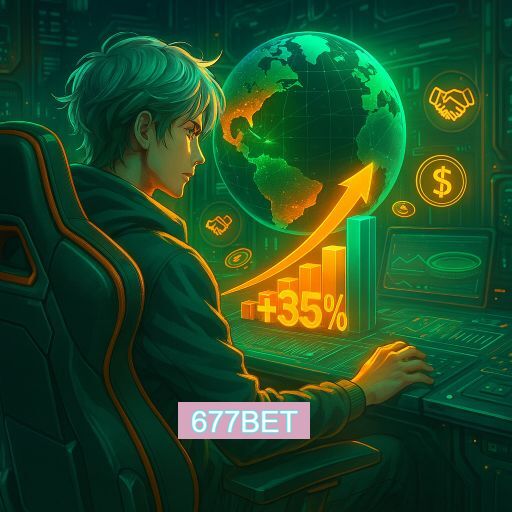 Imagem promocional do app oficial 677BET destacando a conveniência de jogar cassino online pelo celular ou navegador