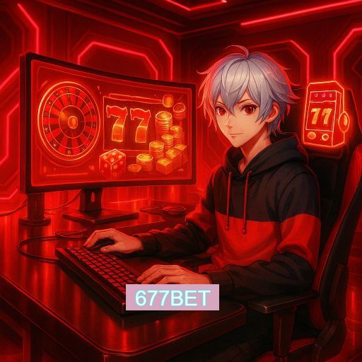 Imagem promocional do app oficial 677BET destacando a conveniência de jogar cassino online pelo celular ou navegador