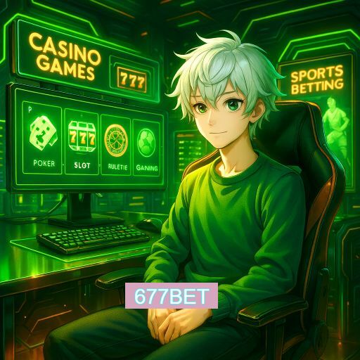 Imagem promocional do app oficial 677BET destacando a conveniência de jogar cassino online pelo celular ou navegador